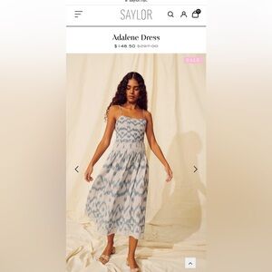 Saylor Adalene dress- NWT - medium